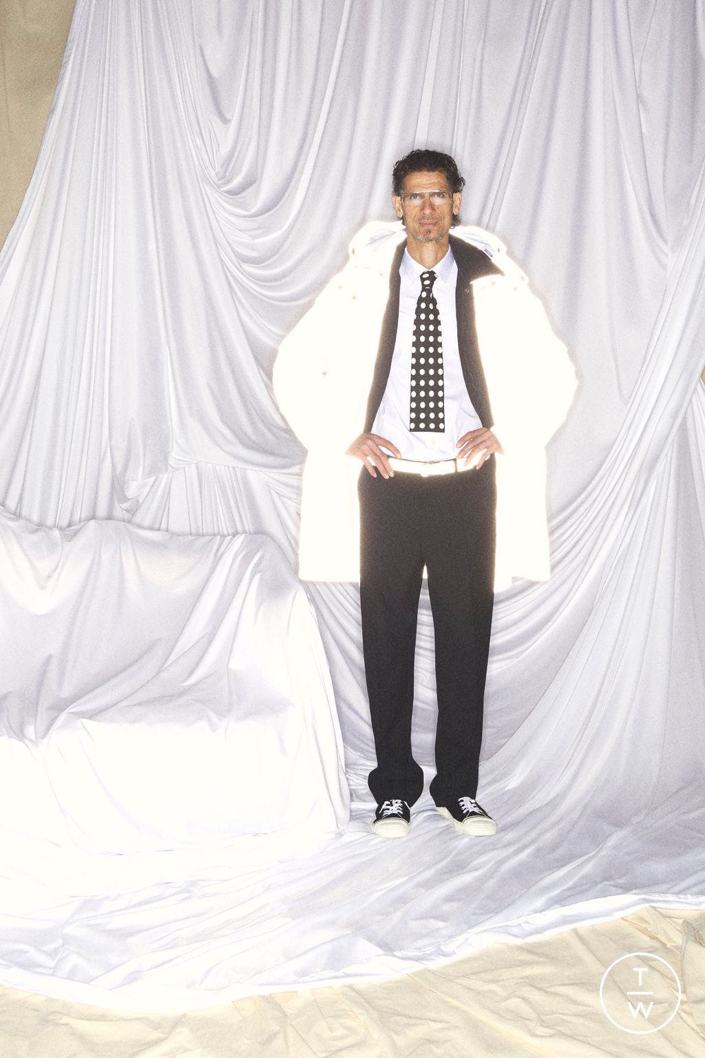 Fashion Week Milan Fall/Winter 2026 look 37 from the Moschino collection 男装