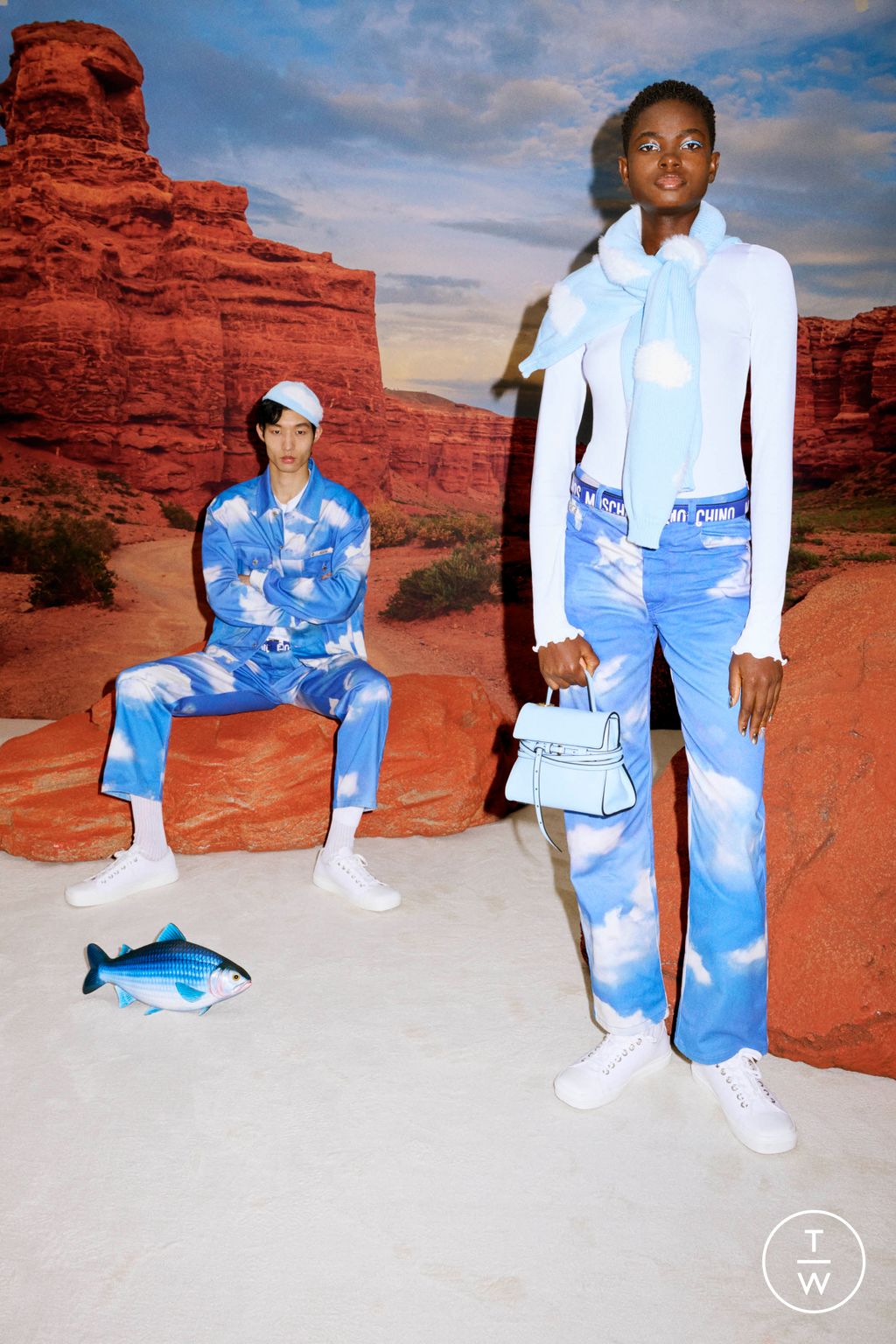 Fashion Week Milan Resort 2026 look 15 from the Moschino collection 女装