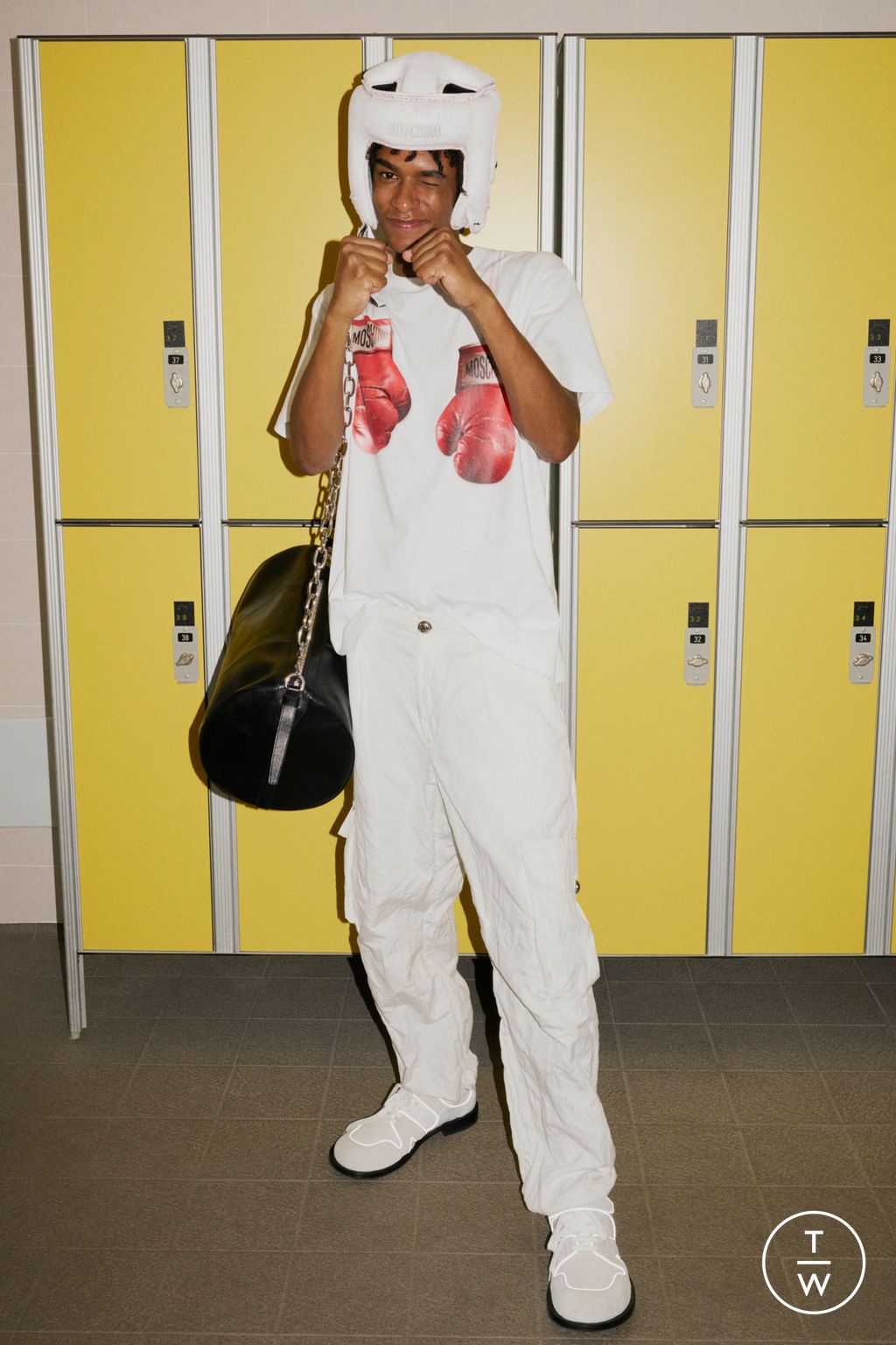 Fashion Week Milan Resort 2026 look 18 from the Moschino collection 女装