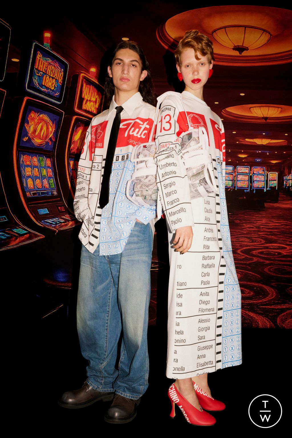 Fashion Week Milan Resort 2026 look 21 from the Moschino collection 女装