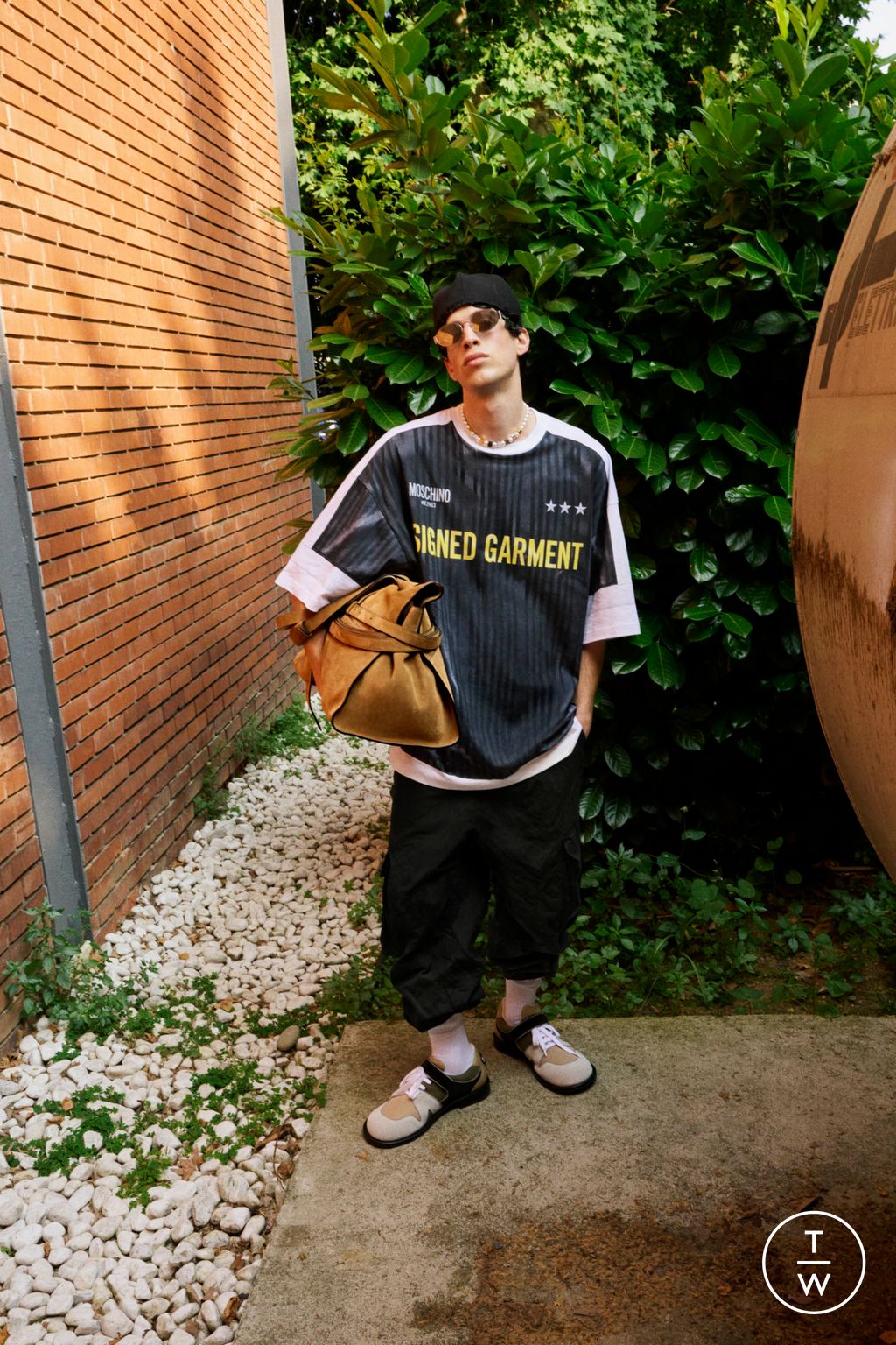 Fashion Week Milan Resort 2026 look 33 from the Moschino collection 女装