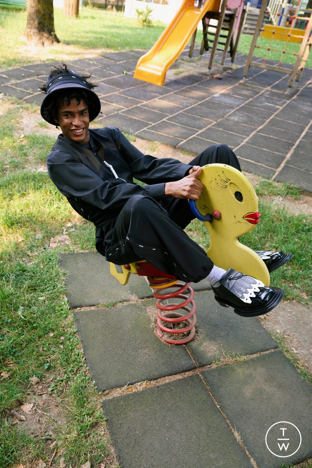 Fashion Week Milan Resort 2026 look 40 from the Moschino collection 女装