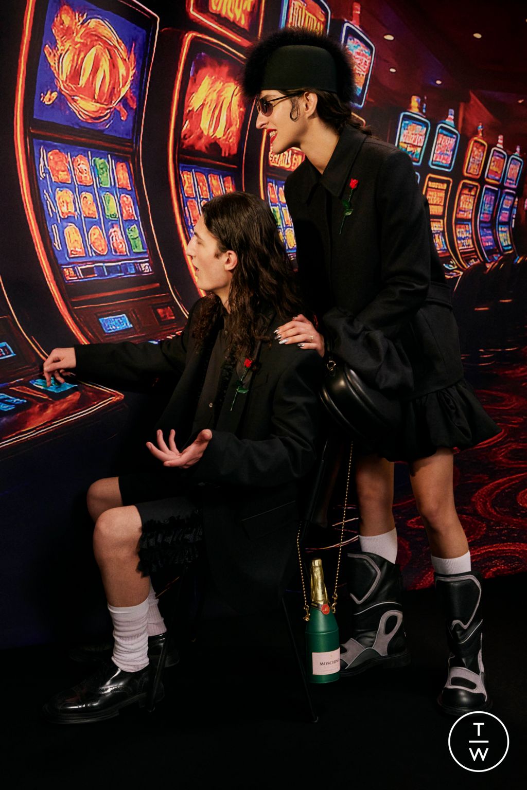 Fashion Week Milan Resort 2026 look 43 from the Moschino collection 女装