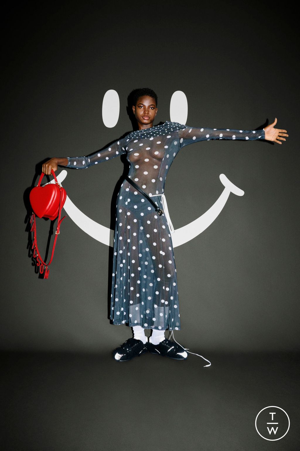 Fashion Week Milan Resort 2026 look 44 from the Moschino collection 女装