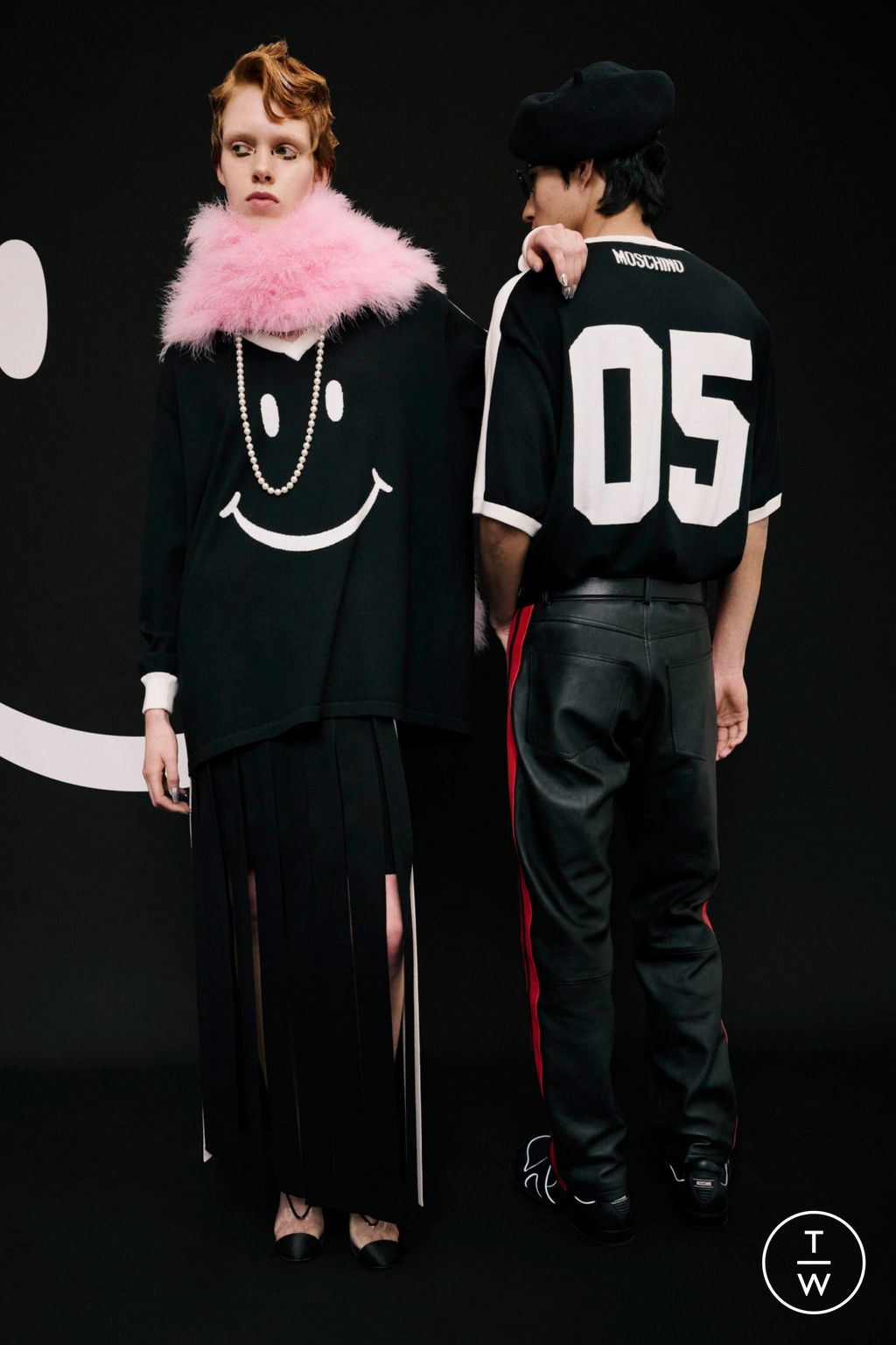 Fashion Week Milan Resort 2026 look 45 from the Moschino collection 女装