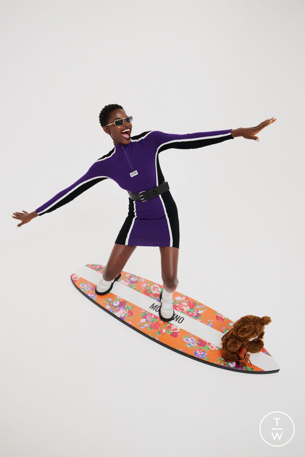 Fashion Week Milan Resort 2026 look 47 from the Moschino collection 女装