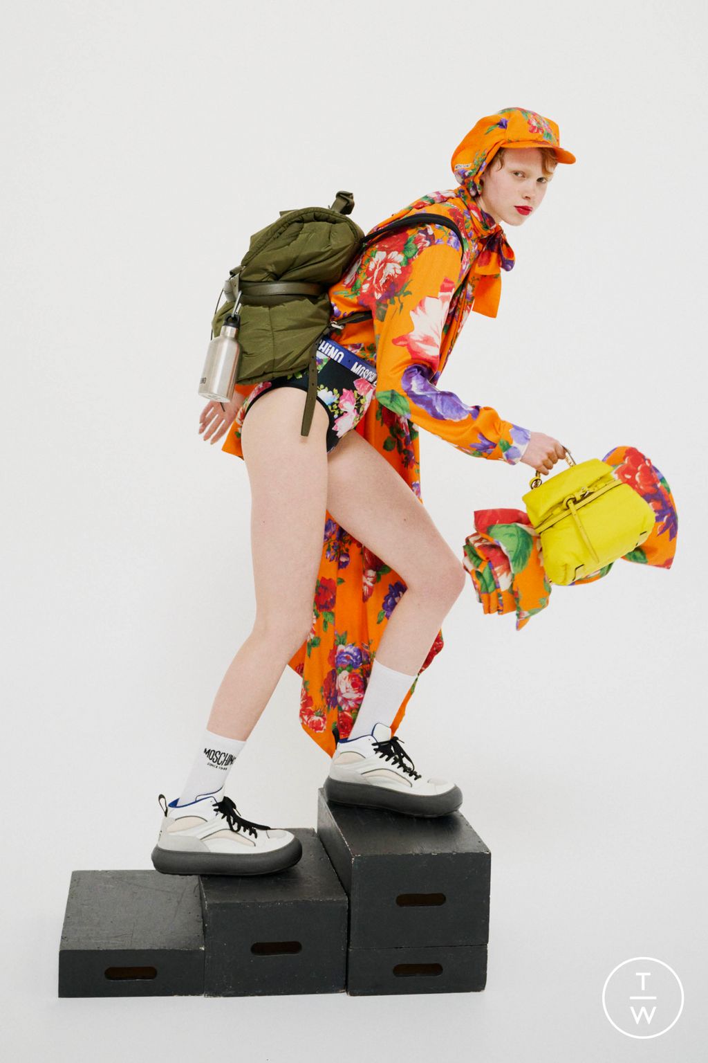 Fashion Week Milan Resort 2026 look 48 from the Moschino collection 女装