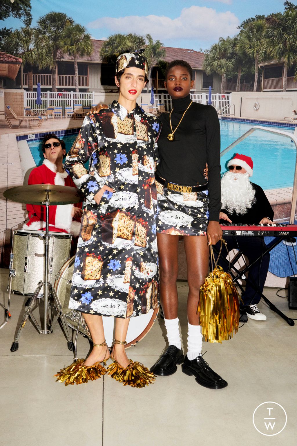 Fashion Week Milan Resort 2026 look 51 from the Moschino collection 女装
