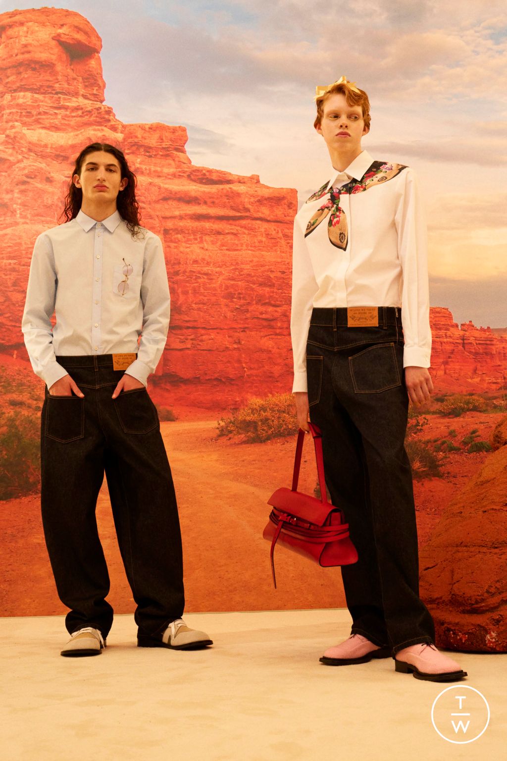 Fashion Week Milan Resort 2026 look 6 from the Moschino collection 女装