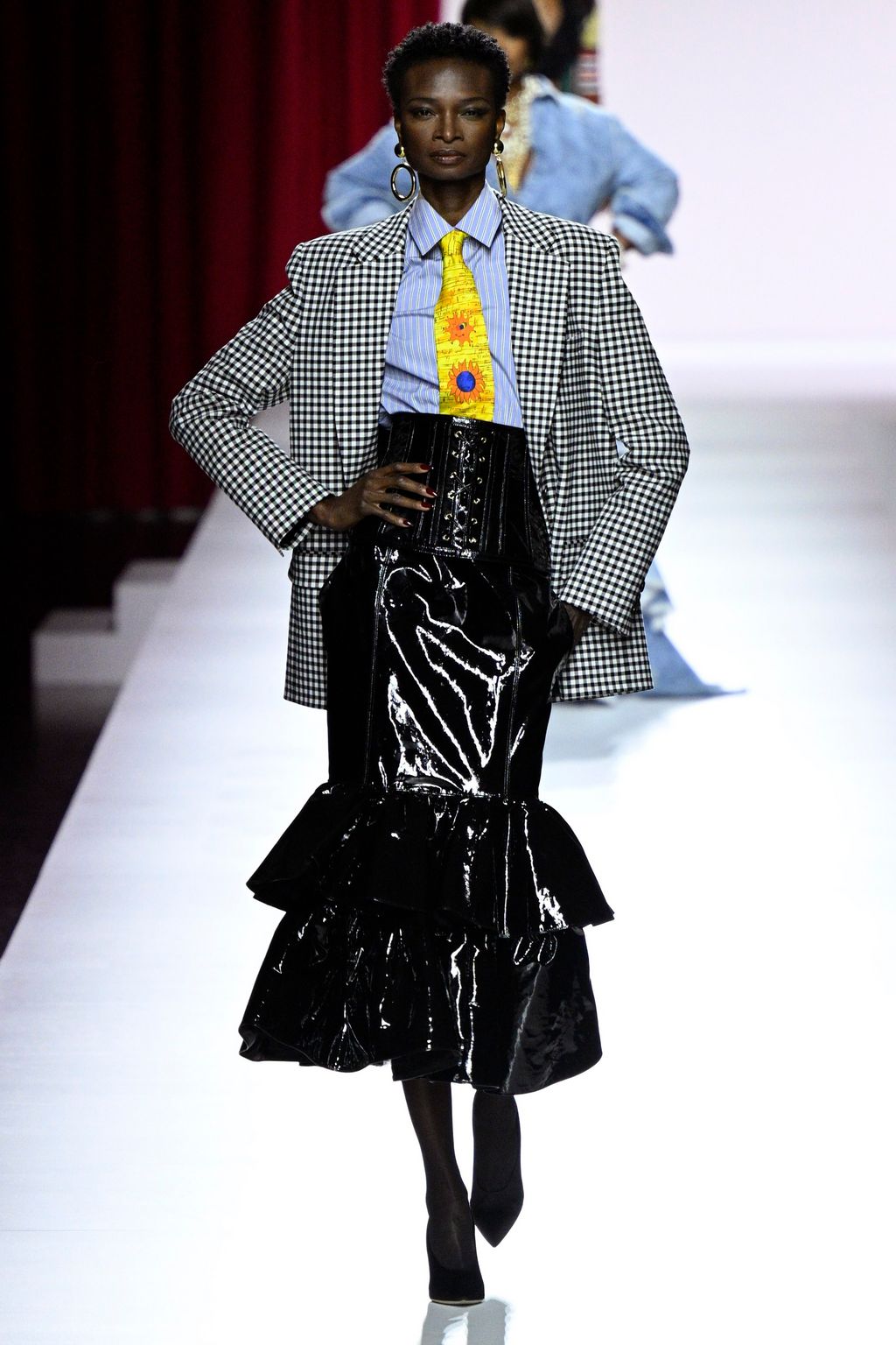 Fashion Week Milan Spring/Summer 2024 look 14 de la collection Moschino womenswear
