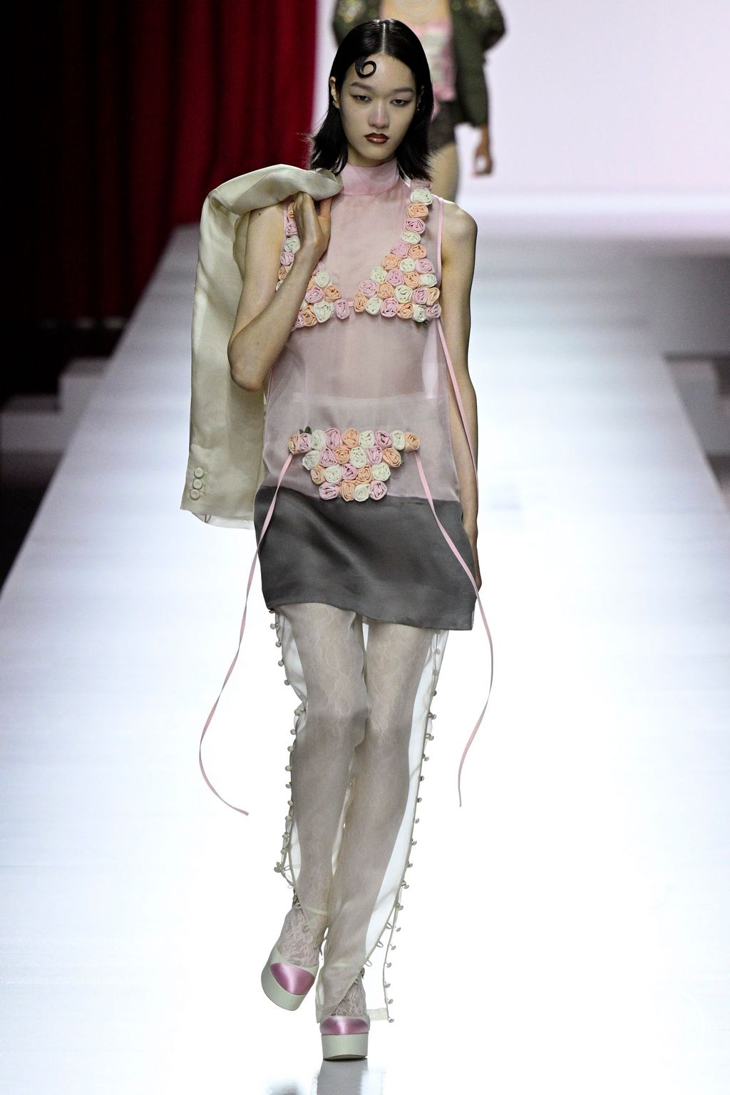 Fashion Week Milan Spring/Summer 2024 look 25 from the Moschino collection womenswear