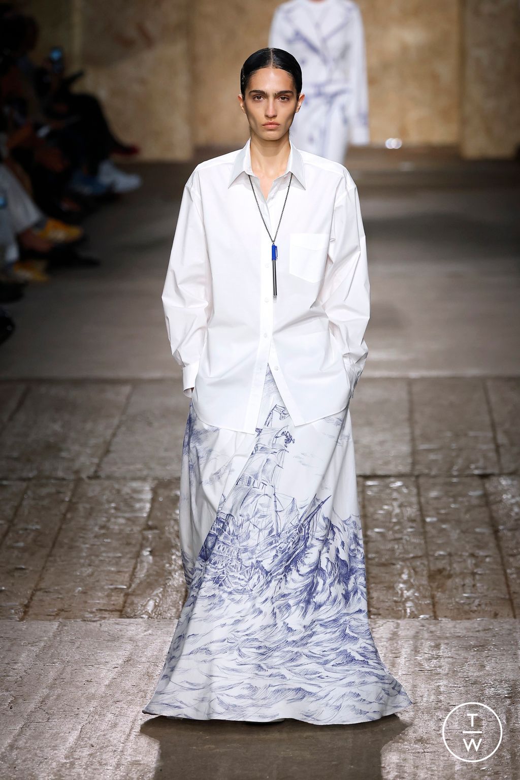 Fashion Week Milan Spring/Summer 2025 look 8 from the Moschino collection womenswear