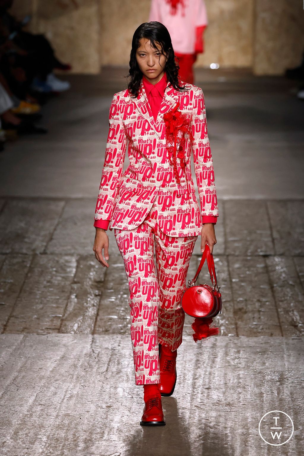 Fashion Week Milan Spring/Summer 2025 look 16 from the Moschino collection womenswear