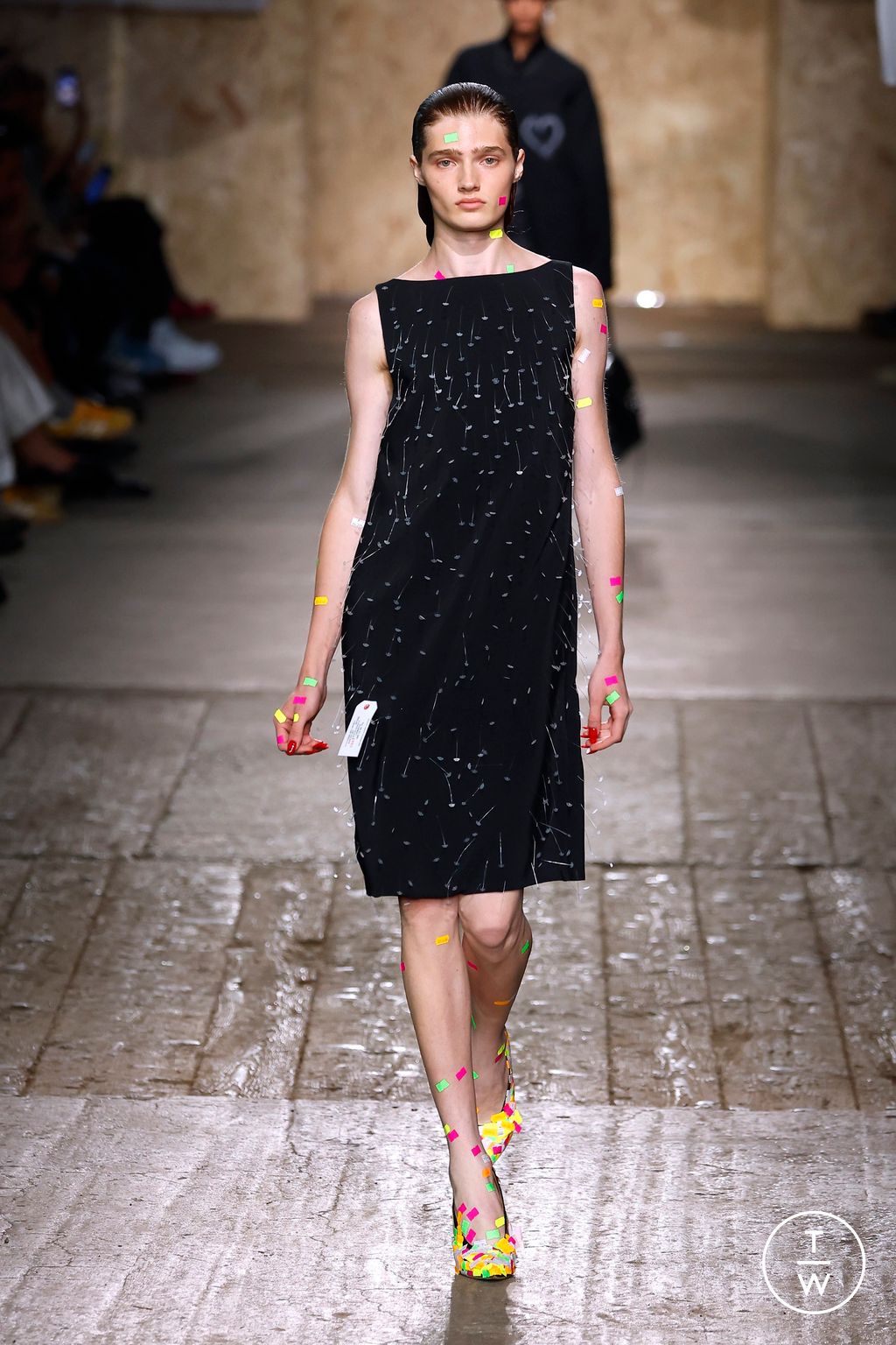 Fashion Week Milan Spring/Summer 2025 look 24 from the Moschino collection womenswear