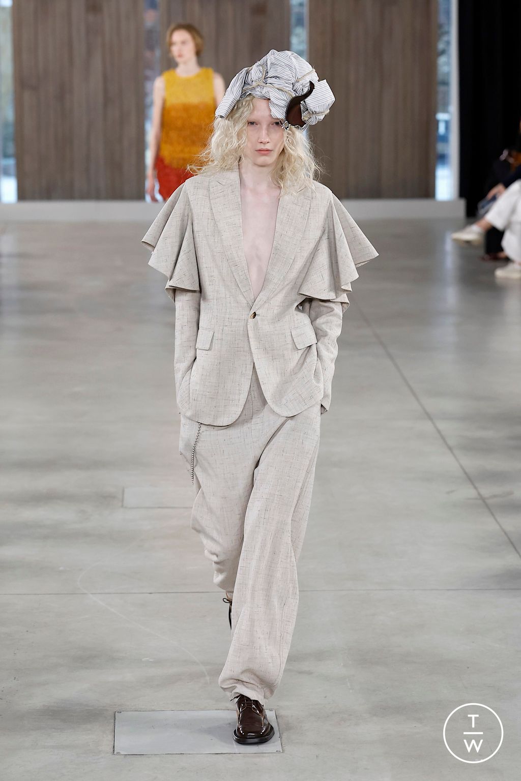 Fashion Week Milan Spring/Summer 2026 look 15 de la collection Moschino womenswear