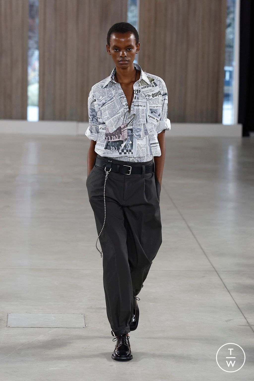 Fashion Week Milan Spring/Summer 2026 look 41 de la collection Moschino womenswear