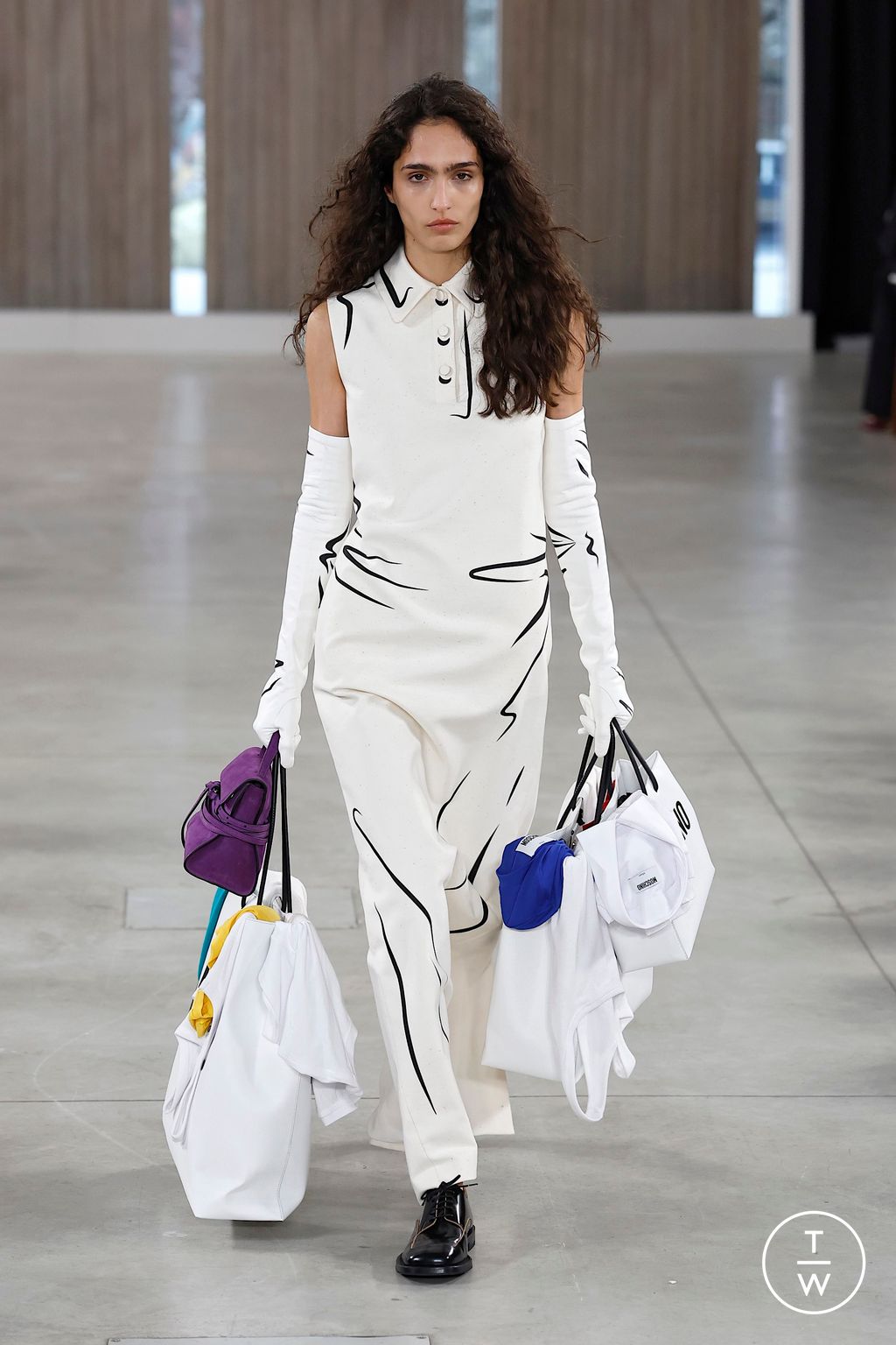 Fashion Week Milan Spring/Summer 2026 look 49 de la collection Moschino womenswear