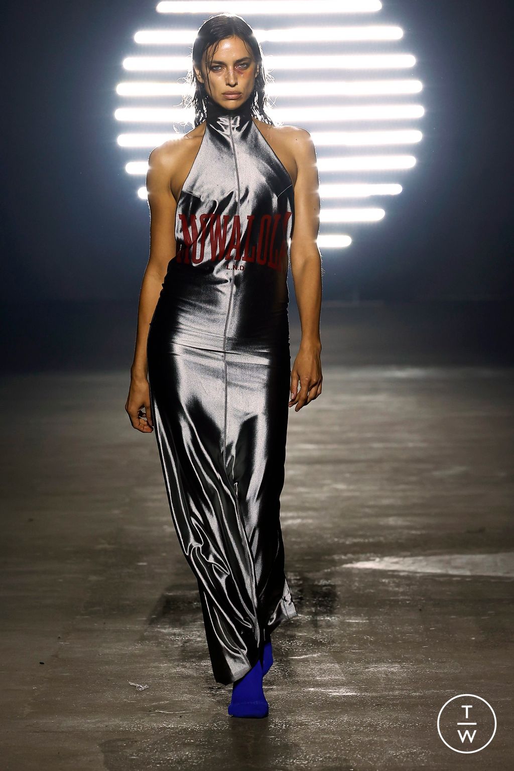 Fashion Week London Spring/Summer 2024 look 1 from the MOWALOLA collection womenswear