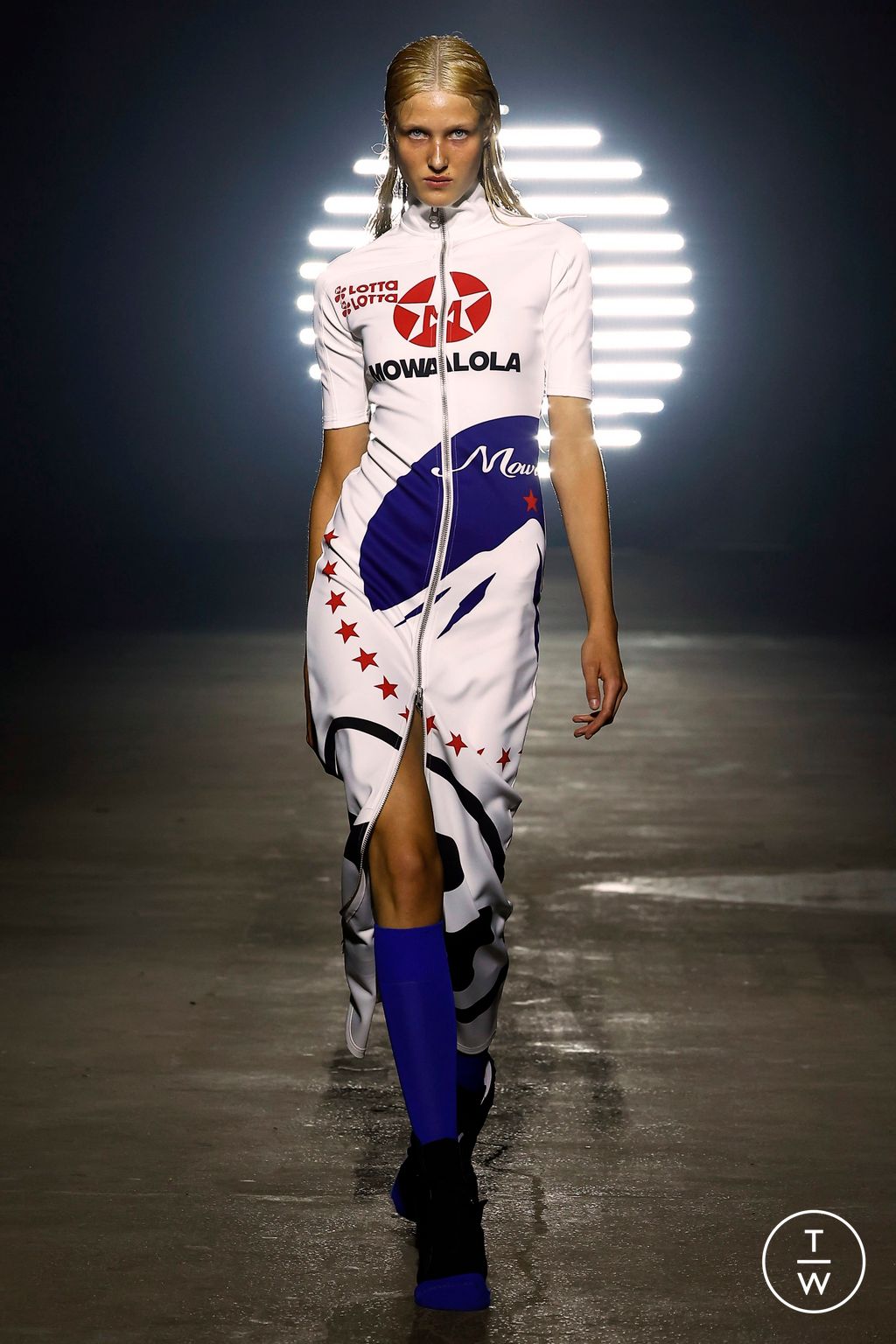 Fashion Week London Spring/Summer 2024 look 47 from the MOWALOLA collection womenswear
