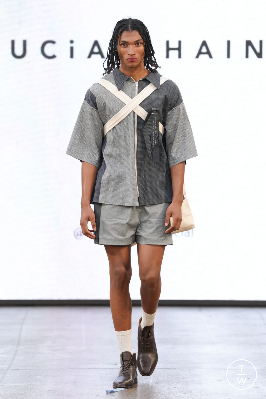 Fashion Week London Spring/Summer 2024 look 5 from the LUCIA CHAIN collection womenswear
