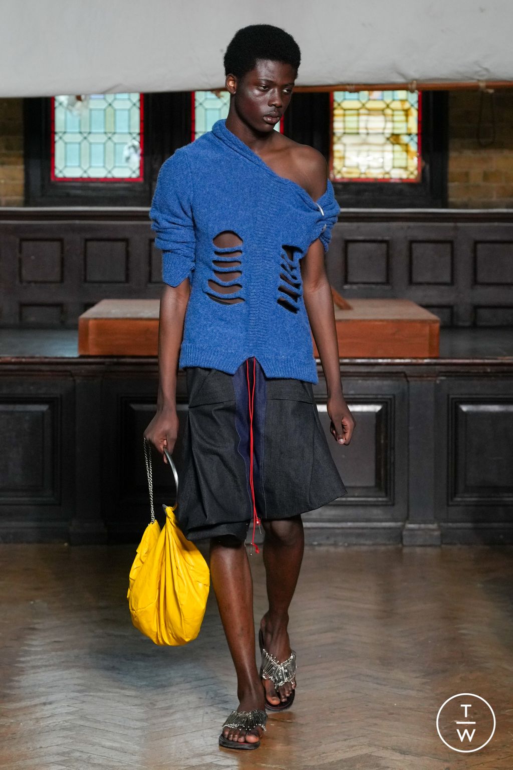Fashion Week London Spring/Summer 2024 look 15 from the Jawara Alleyne collection 女装