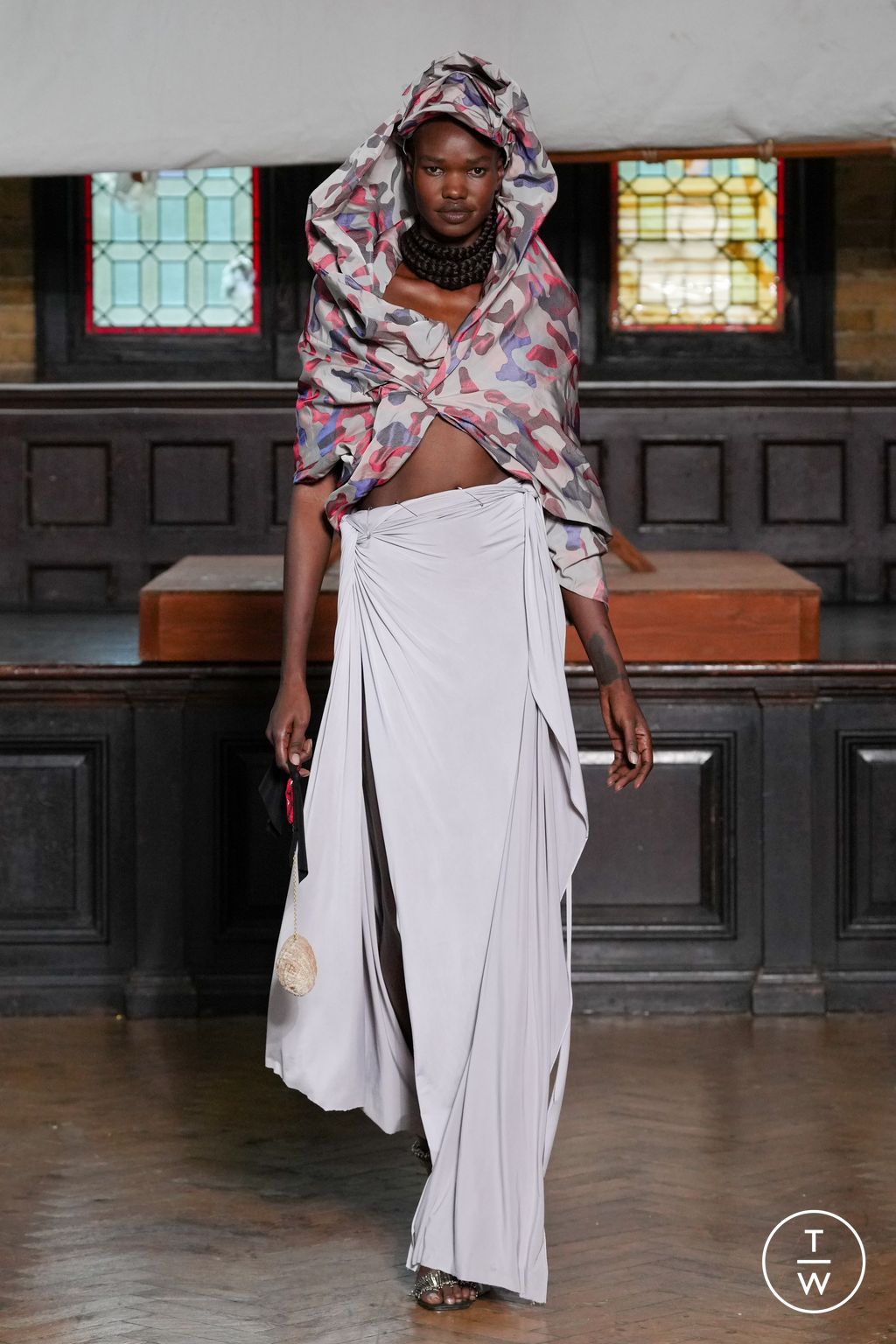 Fashion Week London Spring/Summer 2024 look 17 from the Jawara Alleyne collection 女装