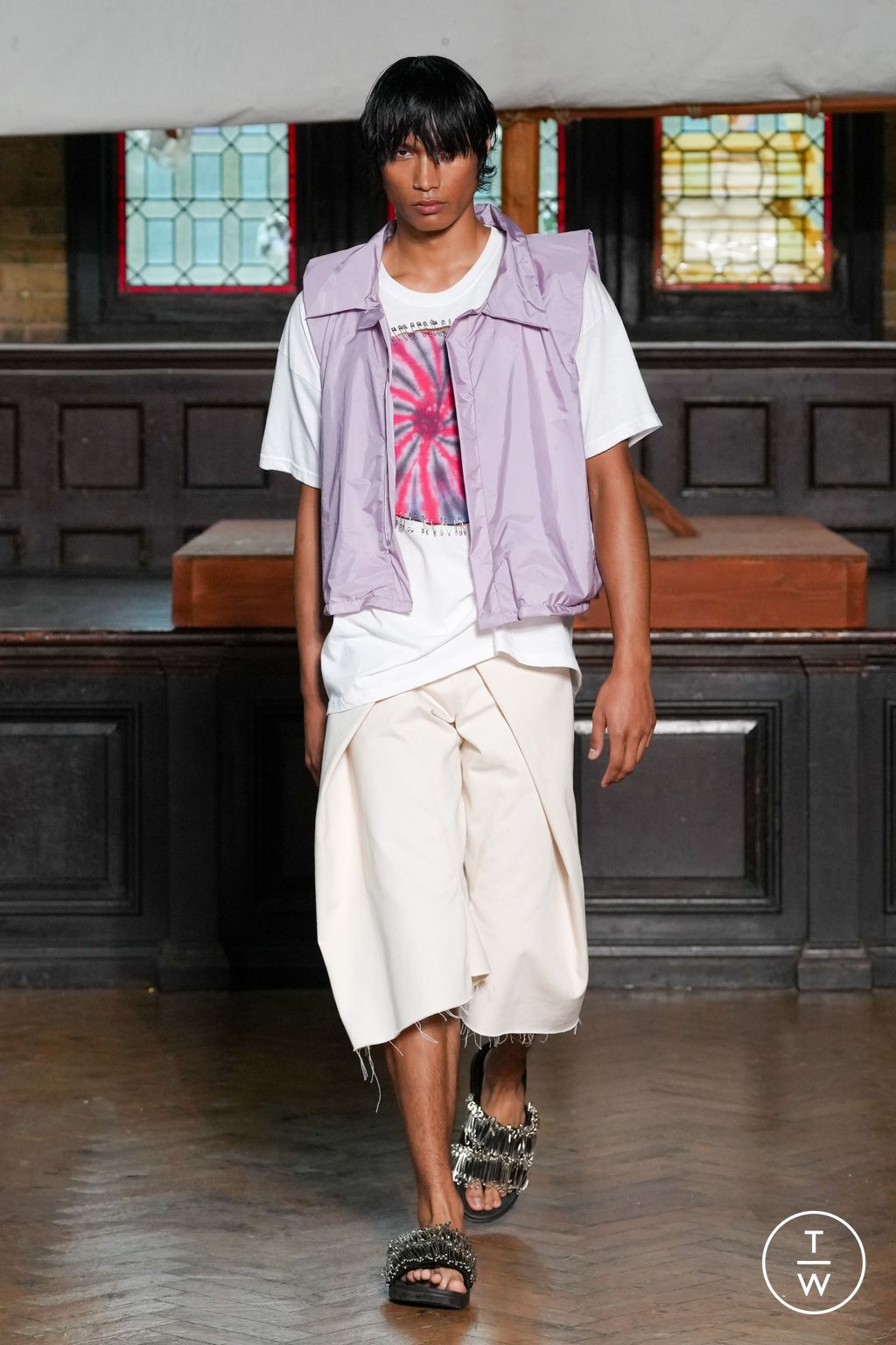 Fashion Week London Spring/Summer 2024 look 9 from the Jawara Alleyne collection womenswear
