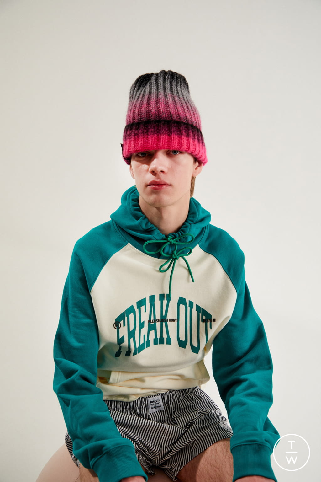 Fashion Week Milan Fall/Winter 2022 look 3 from the MSGM collection menswear