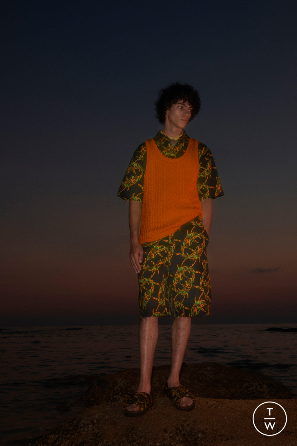 Fashion Week Milan Spring/Summer 2022 look 26 from the MSGM collection 男装