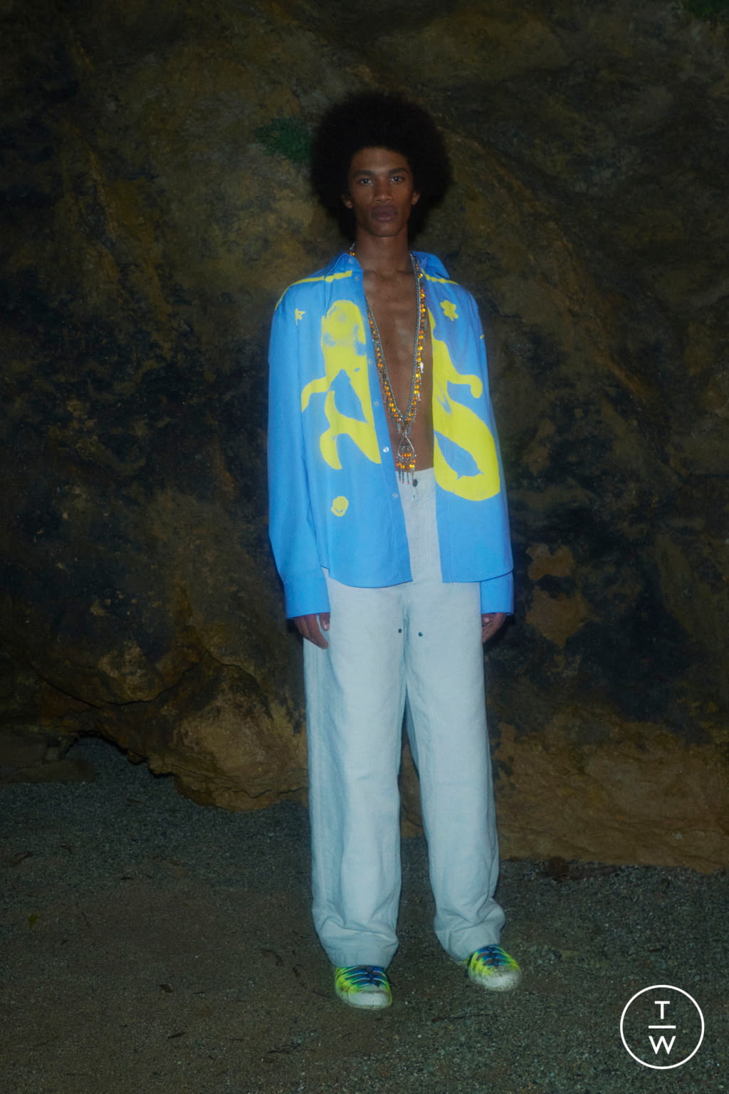 Fashion Week Milan Spring/Summer 2022 look 34 from the MSGM collection menswear