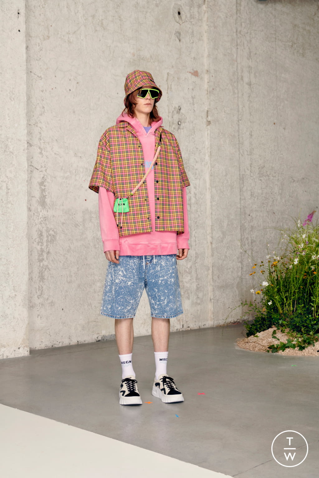 Fashion Week Milan Spring/Summer 2021 look 5 from the MSGM collection menswear