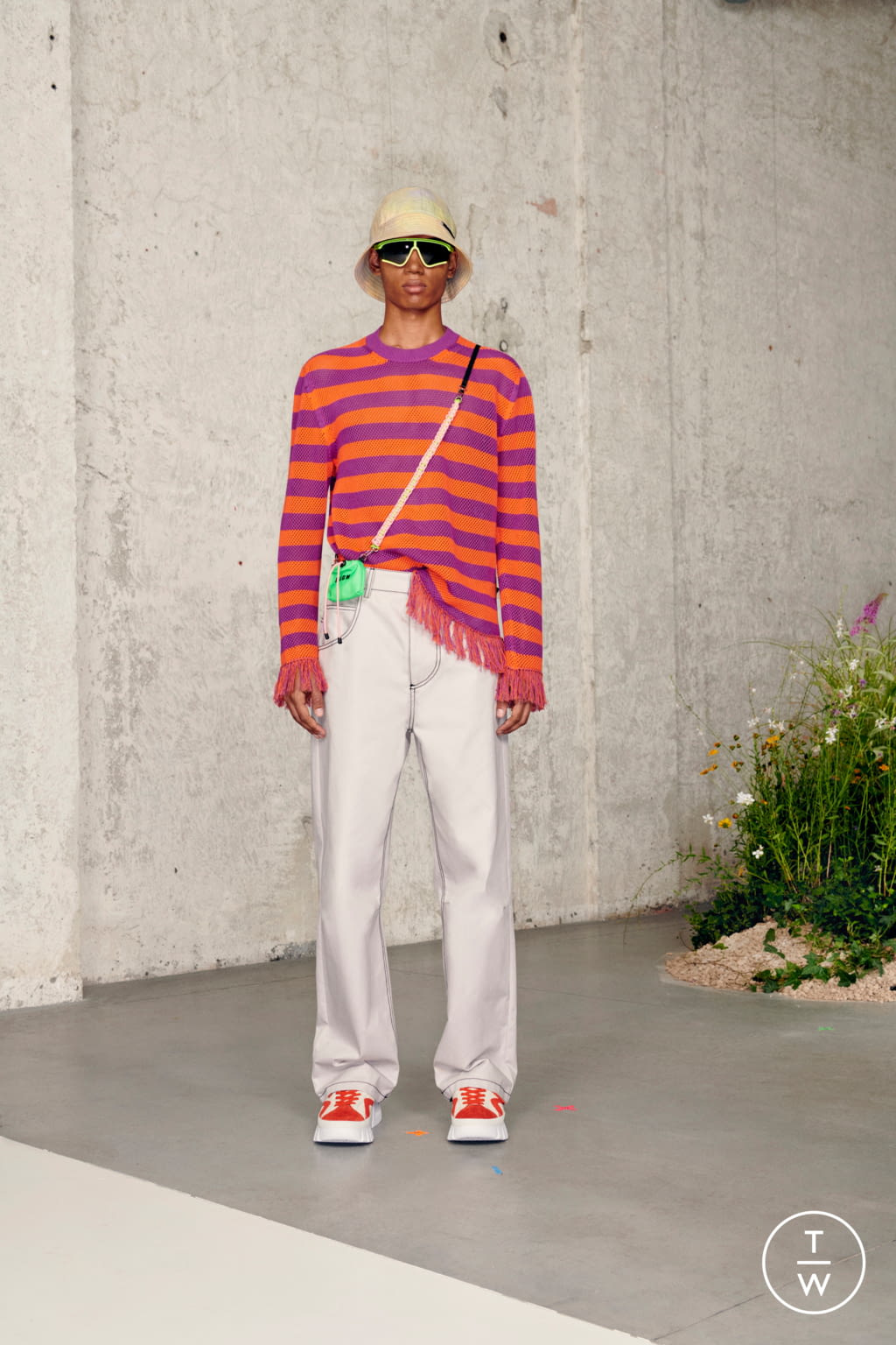 Fashion Week Milan Spring/Summer 2021 look 7 from the MSGM collection menswear