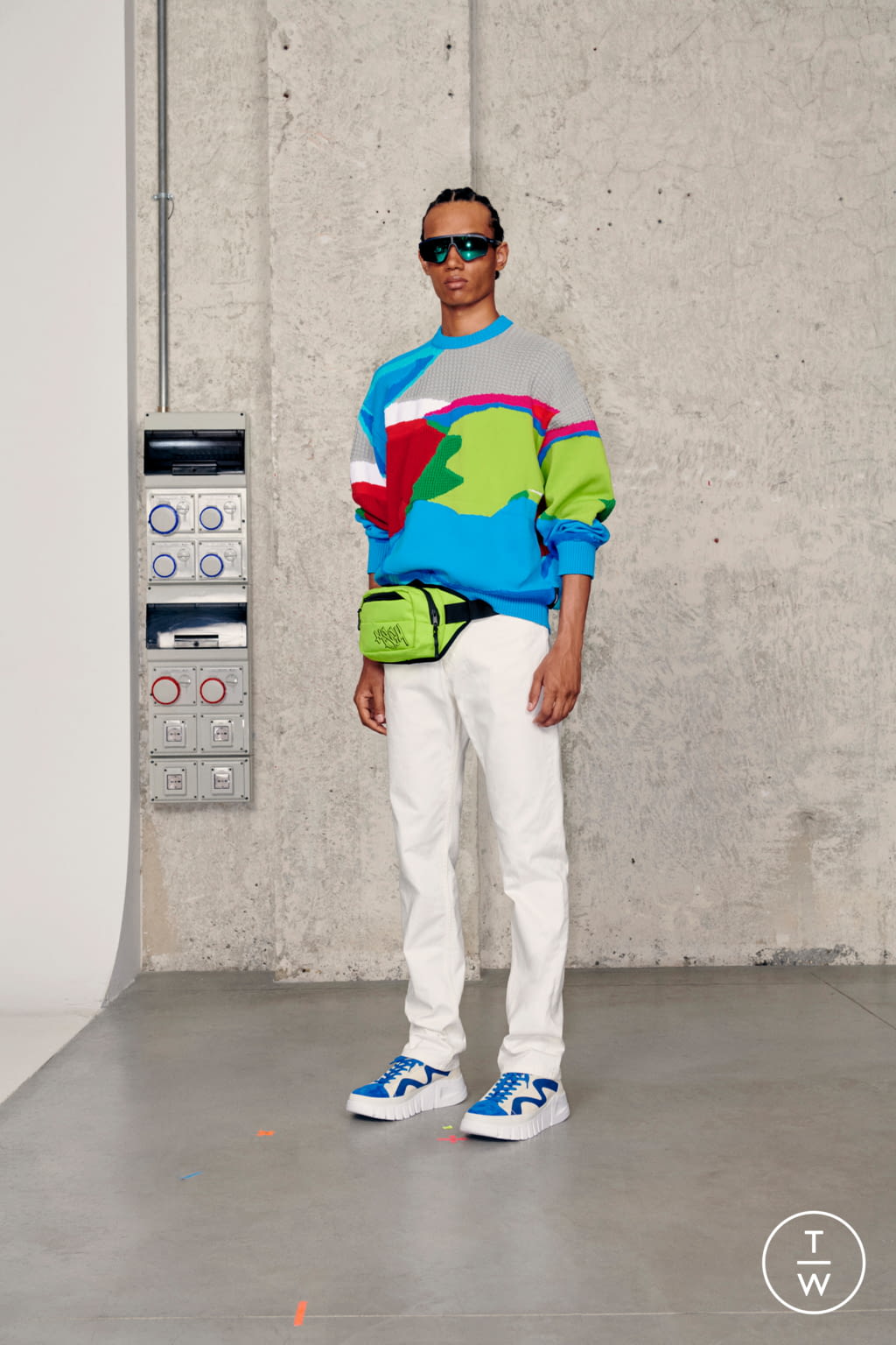 Fashion Week Milan Spring/Summer 2021 look 11 from the MSGM collection 男装