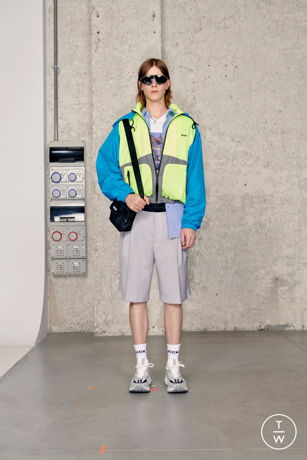Fashion Week Milan Spring/Summer 2021 look 13 from the MSGM collection menswear