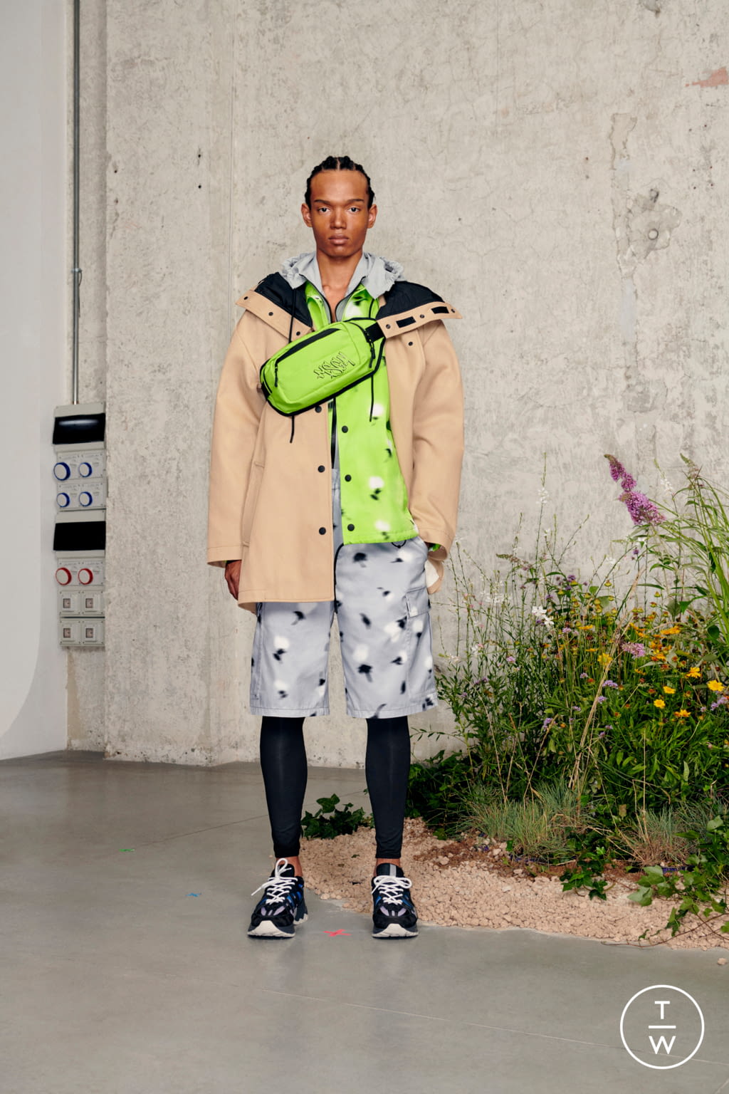 Fashion Week Milan Spring/Summer 2021 look 14 from the MSGM collection 男装