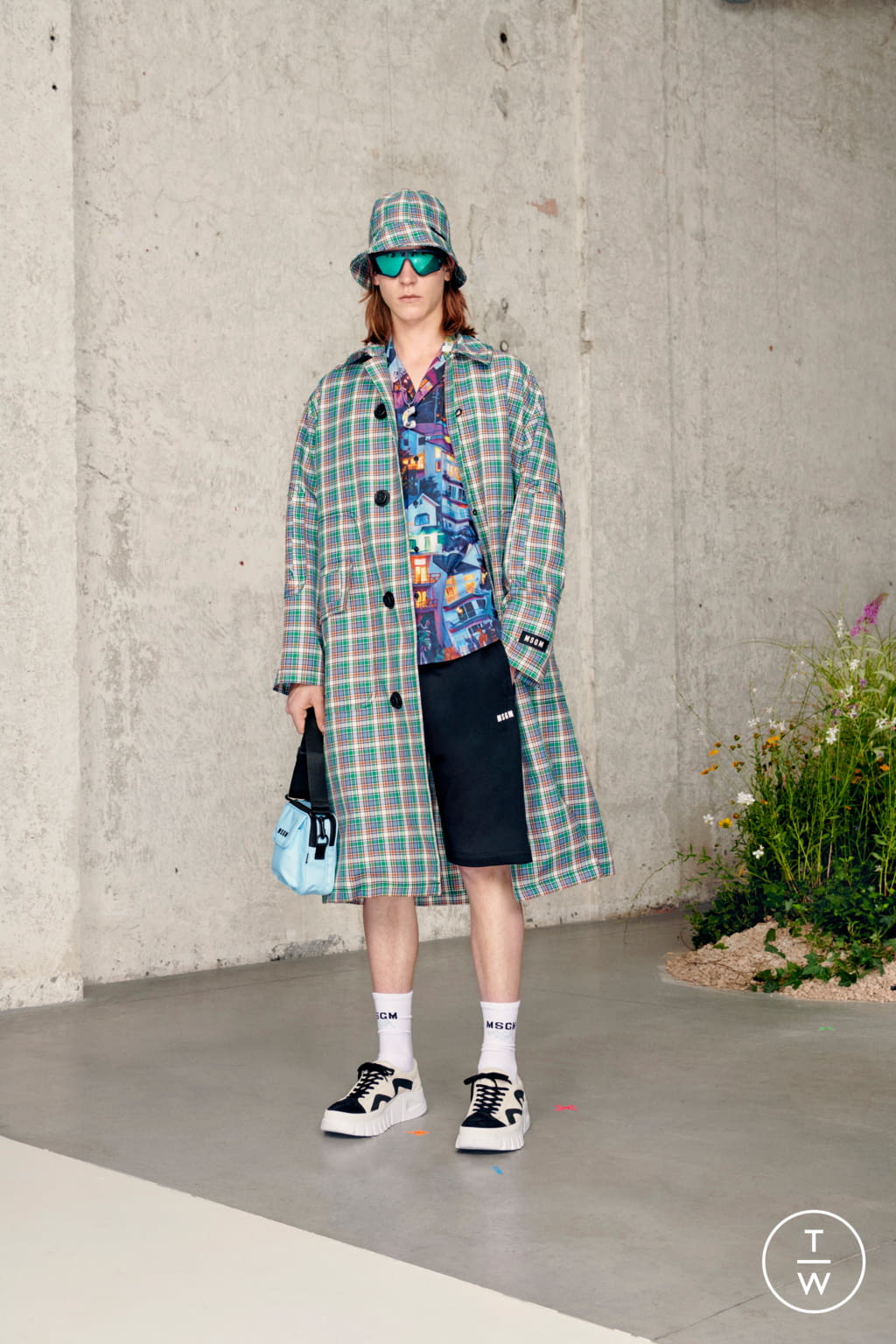 Fashion Week Milan Spring/Summer 2021 look 28 from the MSGM collection 男装
