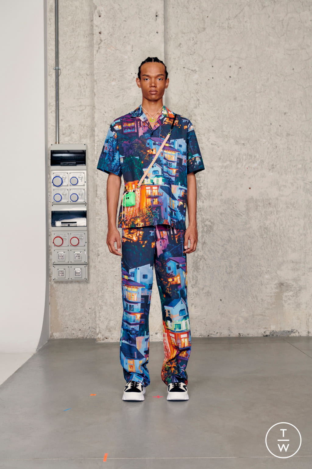 Fashion Week Milan Spring/Summer 2021 look 30 from the MSGM collection menswear