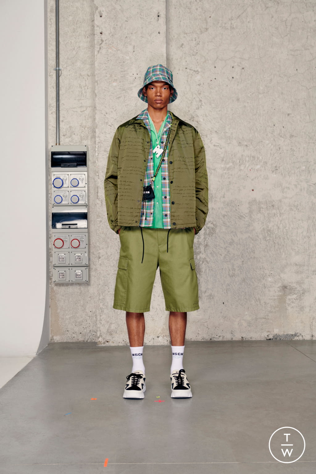 Fashion Week Milan Spring/Summer 2021 look 33 from the MSGM collection menswear