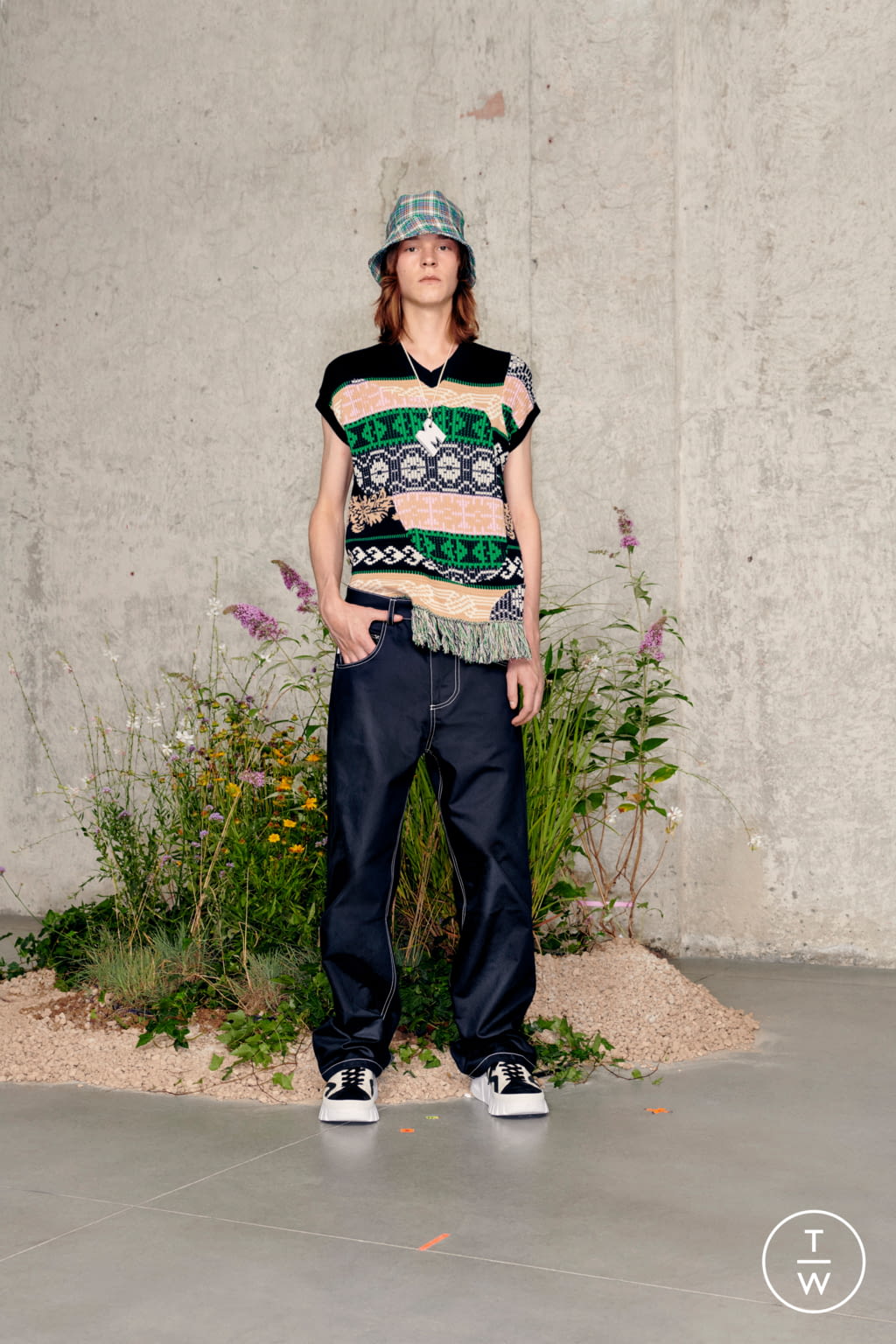 Fashion Week Milan Spring/Summer 2021 look 34 from the MSGM collection menswear