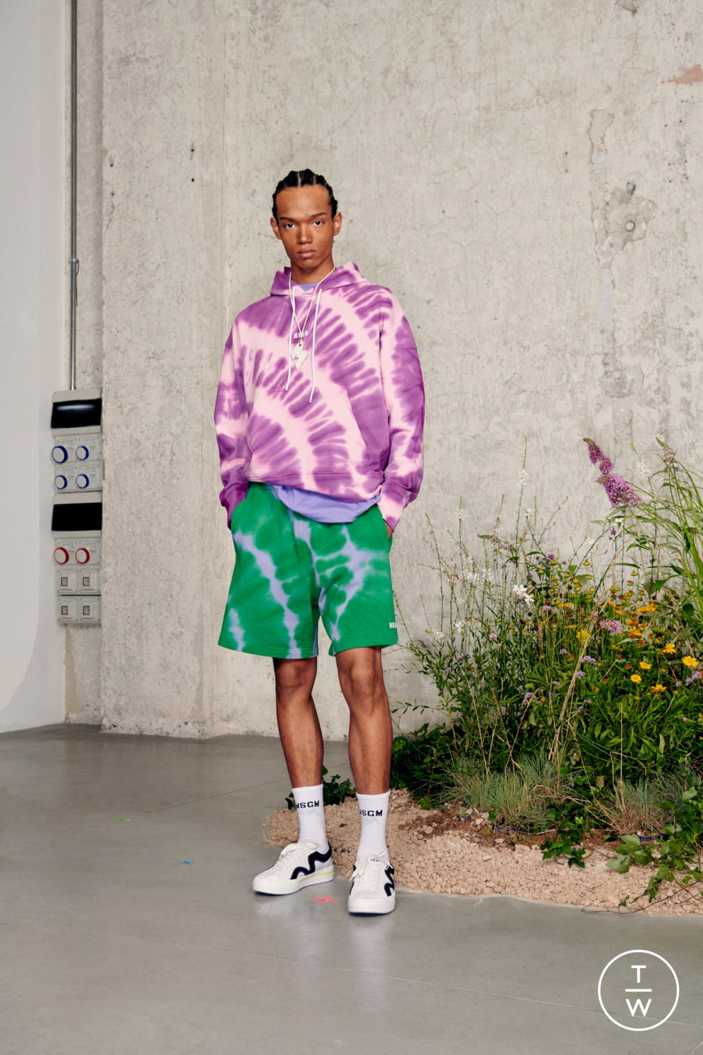 Fashion Week Milan Spring/Summer 2021 look 35 from the MSGM collection 男装