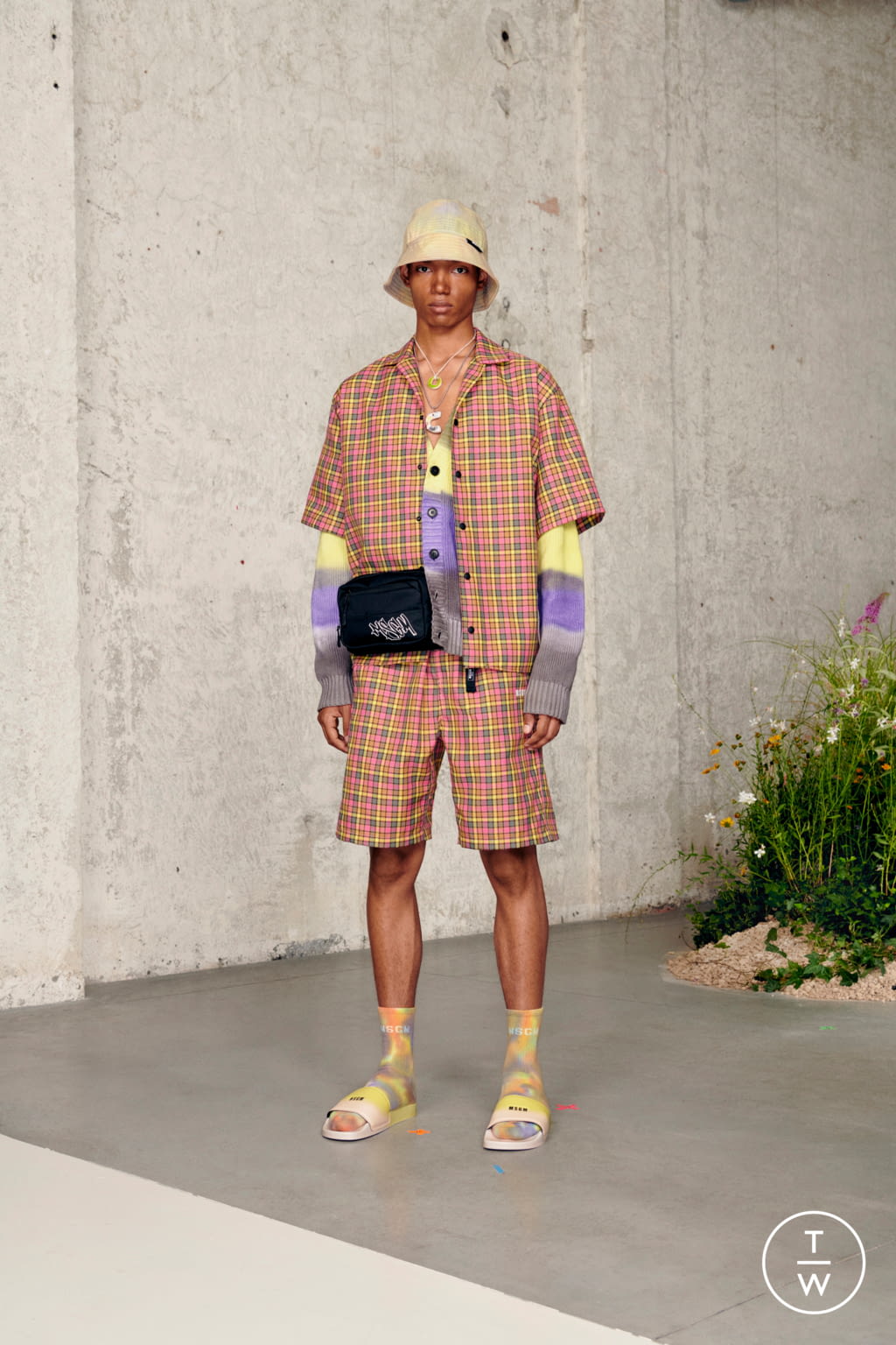 Fashion Week Milan Spring/Summer 2021 look 36 from the MSGM collection menswear