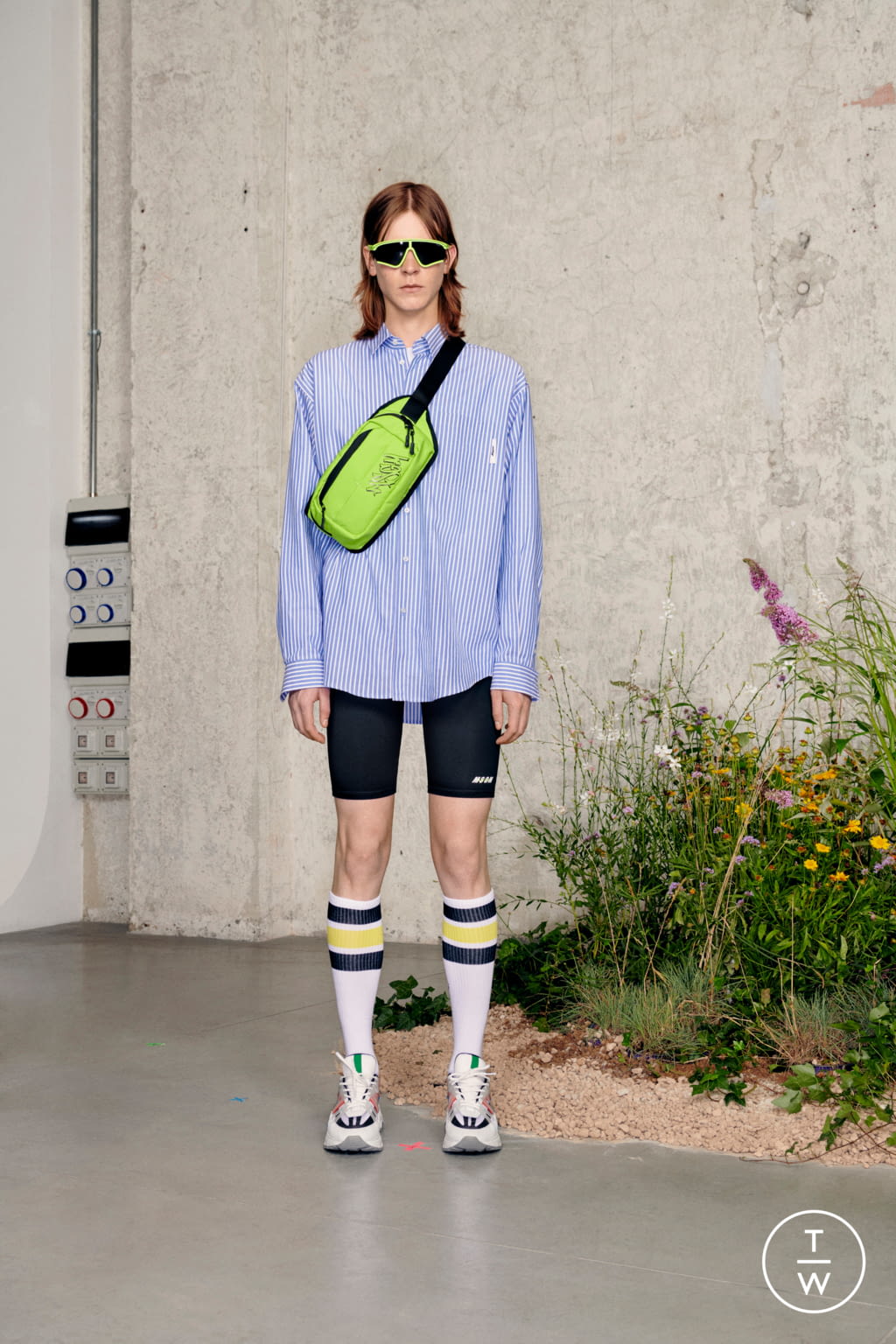 Fashion Week Milan Spring/Summer 2021 look 37 from the MSGM collection 男装