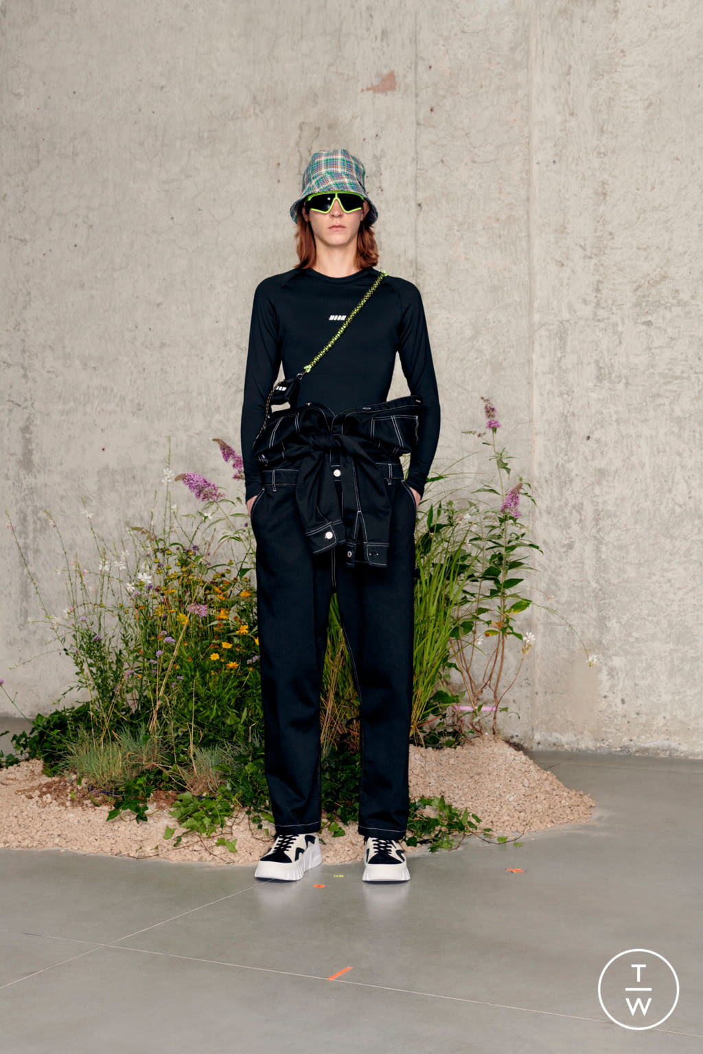 Fashion Week Milan Spring/Summer 2021 look 38 from the MSGM collection 男装