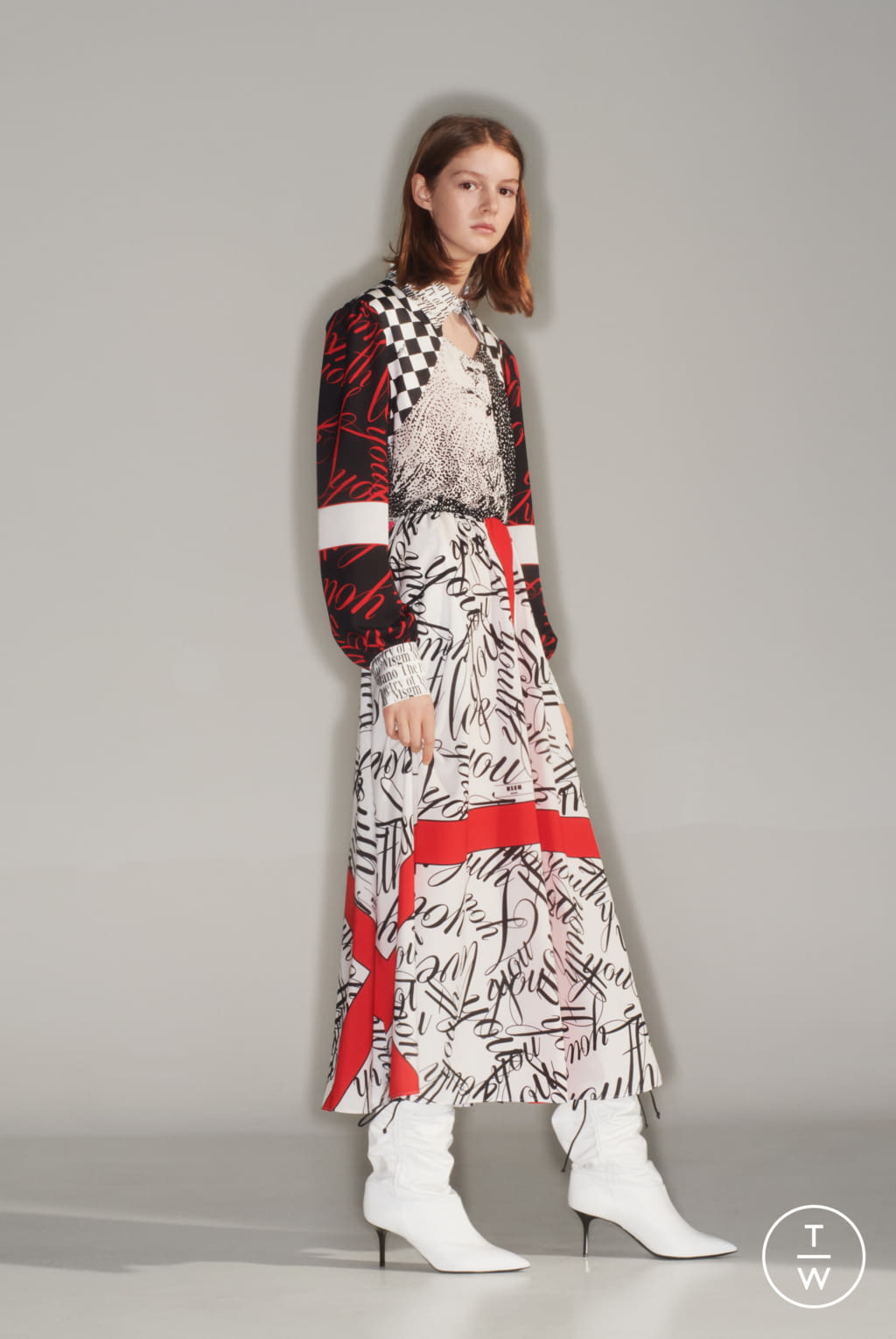 Fashion Week Milan Pre-Fall 2019 look 19 from the MSGM collection womenswear