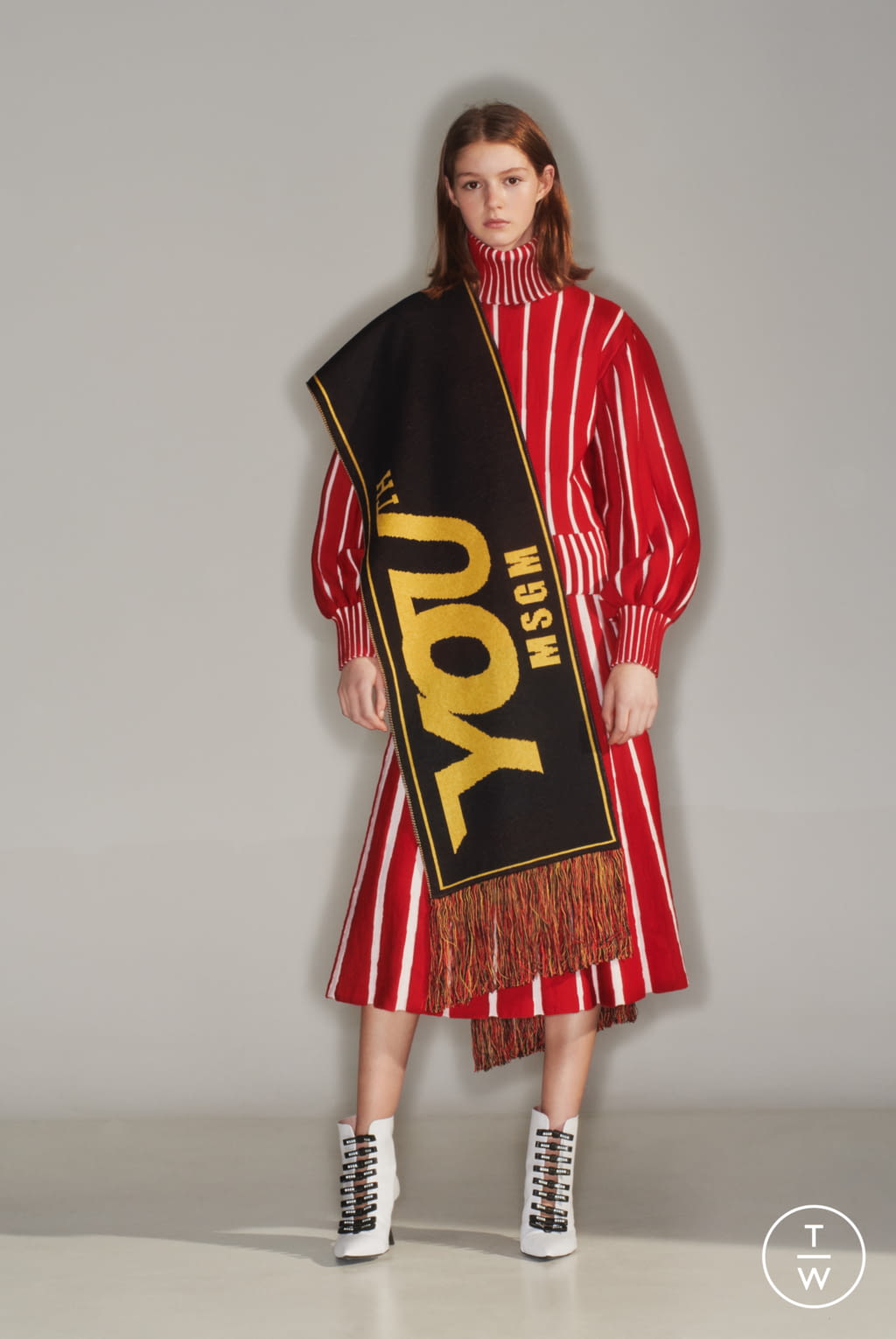 Fashion Week Milan Pre-Fall 2019 look 21 from the MSGM collection womenswear