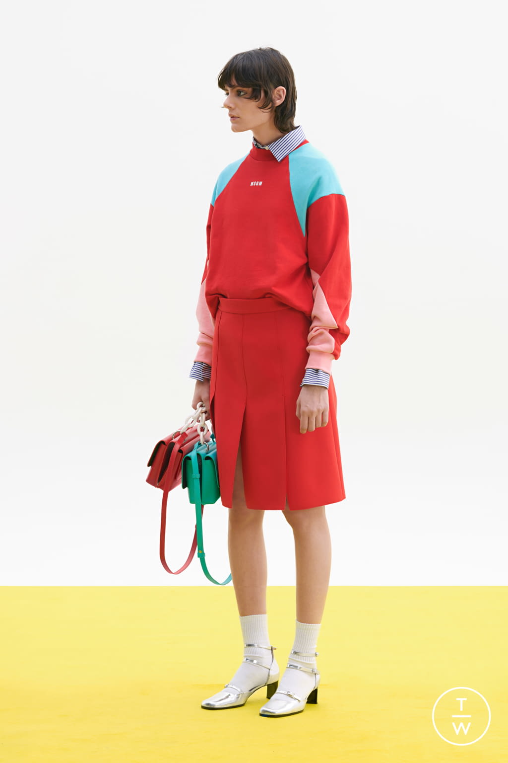 Fashion Week Milan Pre-Fall 2020 look 16 from the MSGM collection womenswear