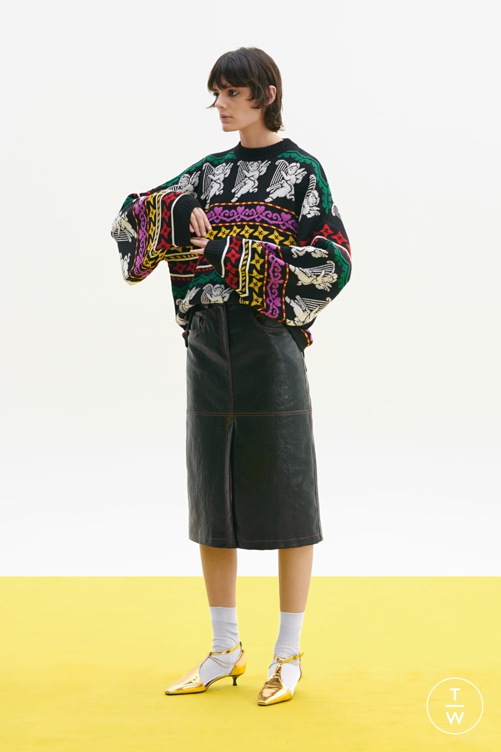 Fashion Week Milan Pre-Fall 2020 look 38 from the MSGM collection 女装