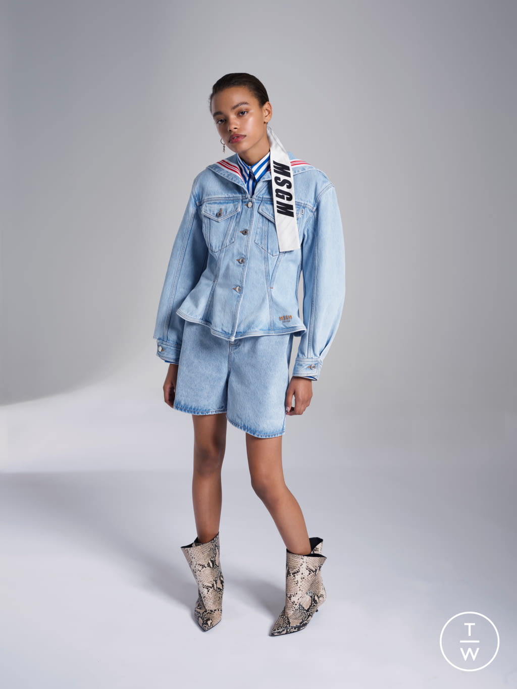 Fashion Week Milan Resort 2019 look 14 from the MSGM collection womenswear