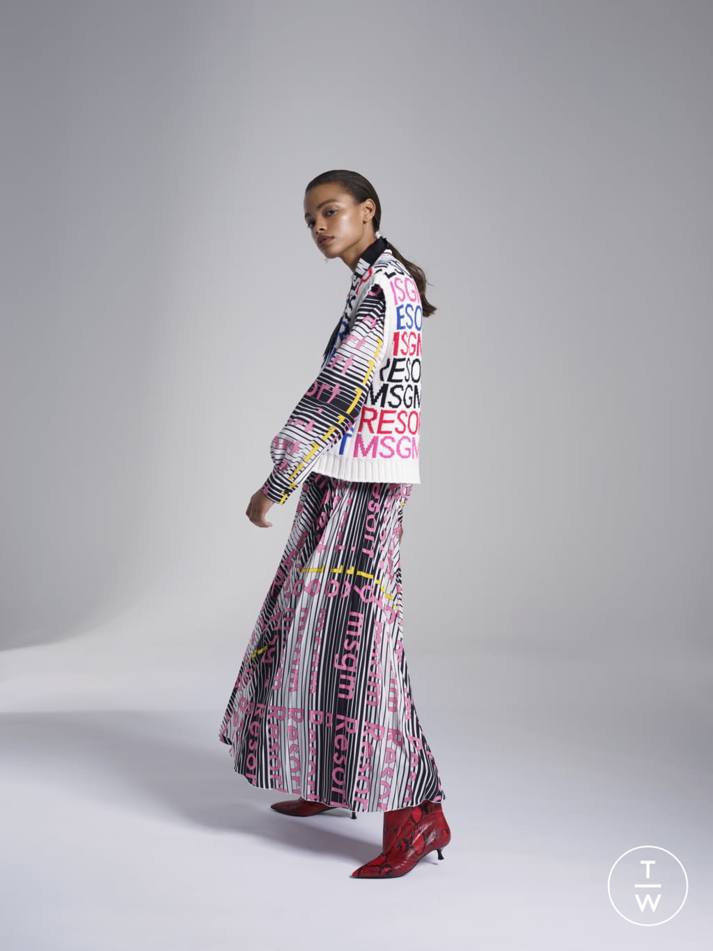 Fashion Week Milan Resort 2019 look 28 from the MSGM collection womenswear