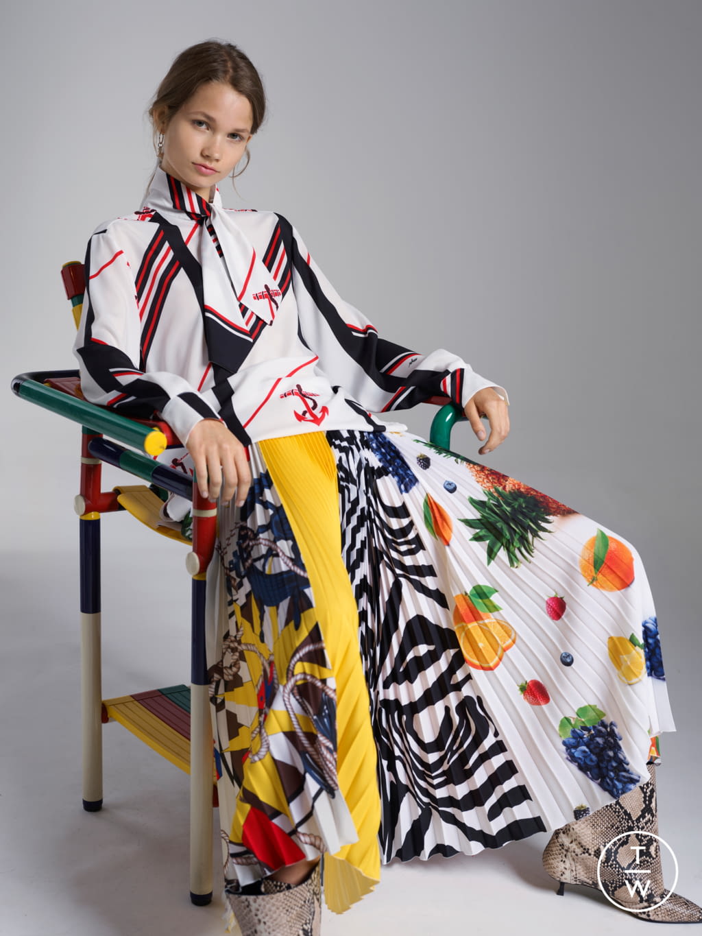 Fashion Week Milan Resort 2019 look 29 de la collection MSGM womenswear